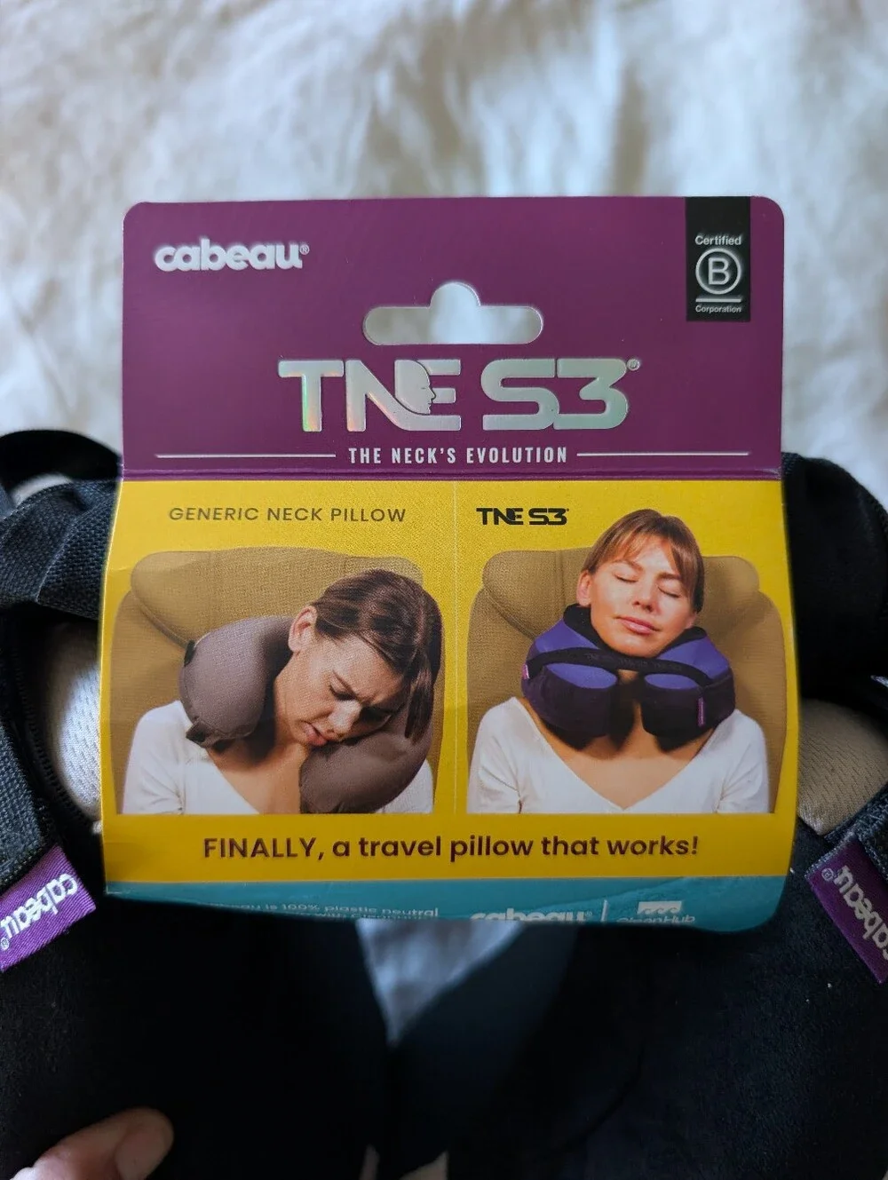 Cabeau The Neck's Evolution S3® (TNE) Neck Pillow - Cairo (Tan)